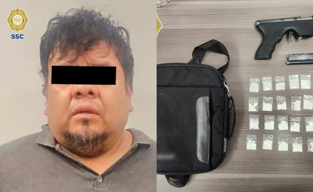 Detienen a presunto ladrón en alcaldía Tlalpan. Fotos: SSC