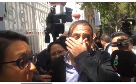 Cuauhtémoc Blanco recibe golpe en su visita a AMLO