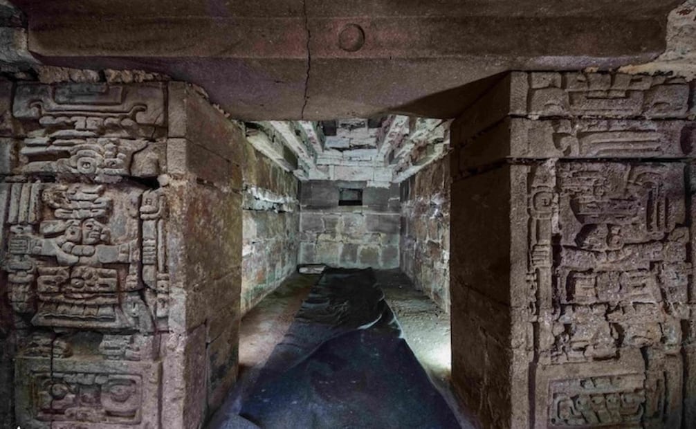 La tumba fue descubierta tras una denuncia anónima por saqueo en 2025.
Foto: Especial.