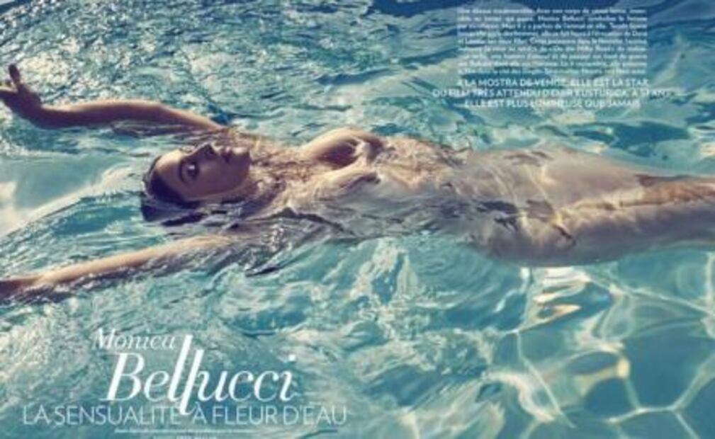 A sus 51, Monica Bellucci, diosa sensual, posa desnuda