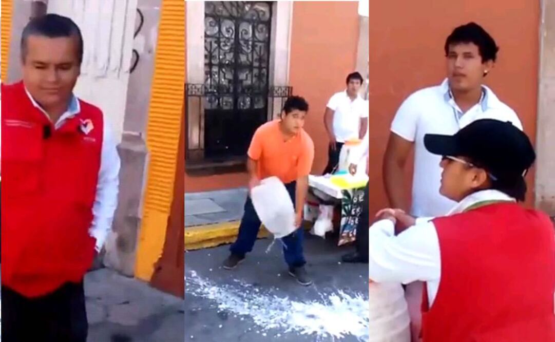 Los presuntos inspectores fueron cuestionados por su proceder (Foto: Tomada de YouTube)