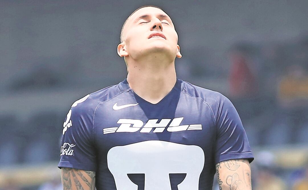 Nico Castillo no pudo anotar otra vez en CU. (AGUSTÍN SALINAS. EL UNIVERSAL)