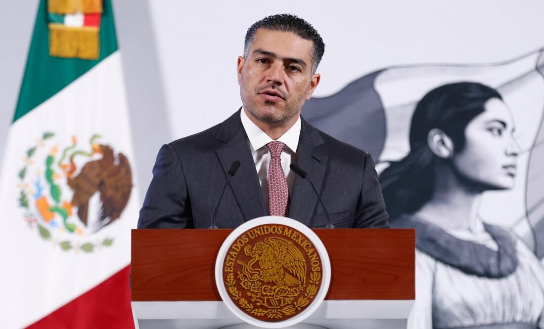 Omar García Harfuch, secretario de Seguridad. Foto: Diego Simón / EL UNIVERSAL