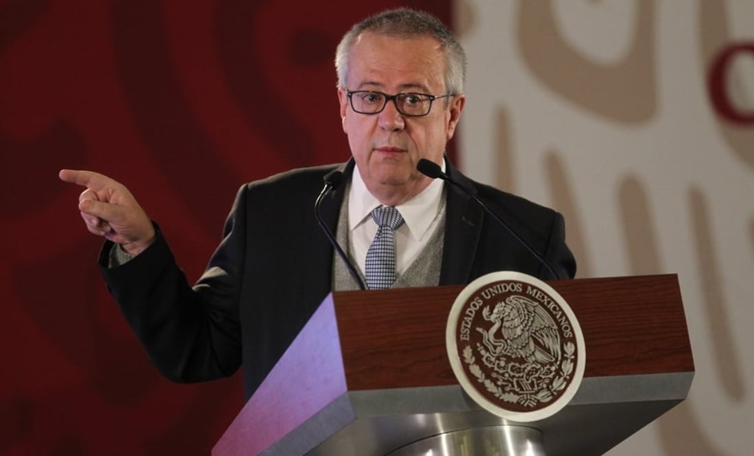 Secretario de Hacienda y Crédito Público, Carlos Urzúa. Foto: EFE