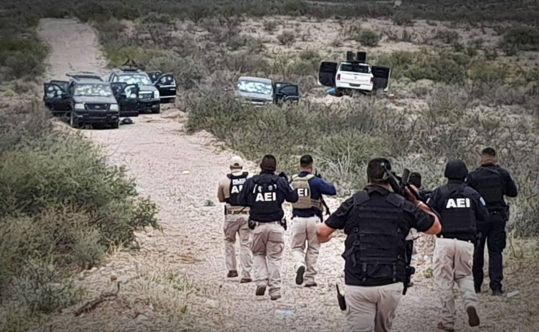 Enfrentamiento ahora en Coronado, Chihuahua. Foto: Especial