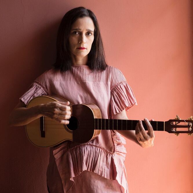 La cantante Julieta Venegas asistió a un concierto privado en la plataforma TEXTO Indumentaria. Foto: Cortesía
