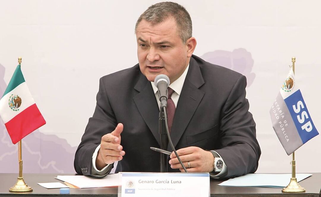 Genaro García Luna es procesado en una corte federal de Nueva York, en Estados Unidos. Foto: Archivo/ El Universal
