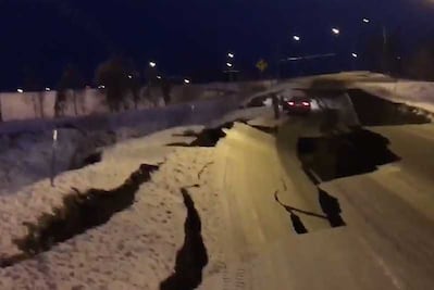 Así captaron el sismo en Alaska
