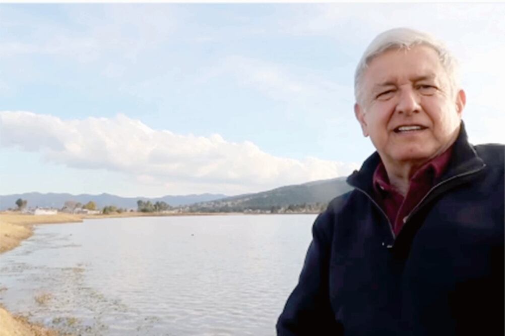 Andrés Manuel López Obrador visitó el municipio de Temascalcingo, Estado de México, donde habló del triunfo de Alfredo del Mazo en esa entidad. (TOMADA DE VIDEO)