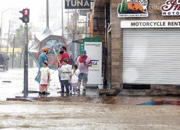 Afectan lluvias a 29 estados; BCS, en alerta roja