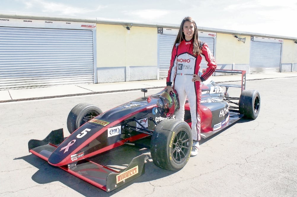 Es la única mujer que compite actualmente en F4 (TWITTER)