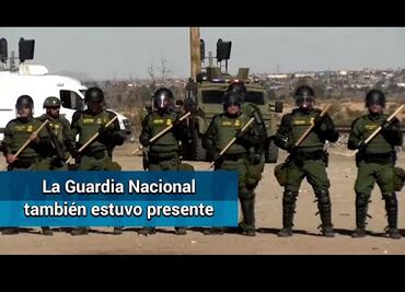 Patrulla fronteriza de EU realiza simulacro en frontera con México
