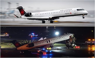 ¿Como es el avión de Air Canada que colisionó en el aeropuerto LaGuardia de Nueva York?; esto se sabe