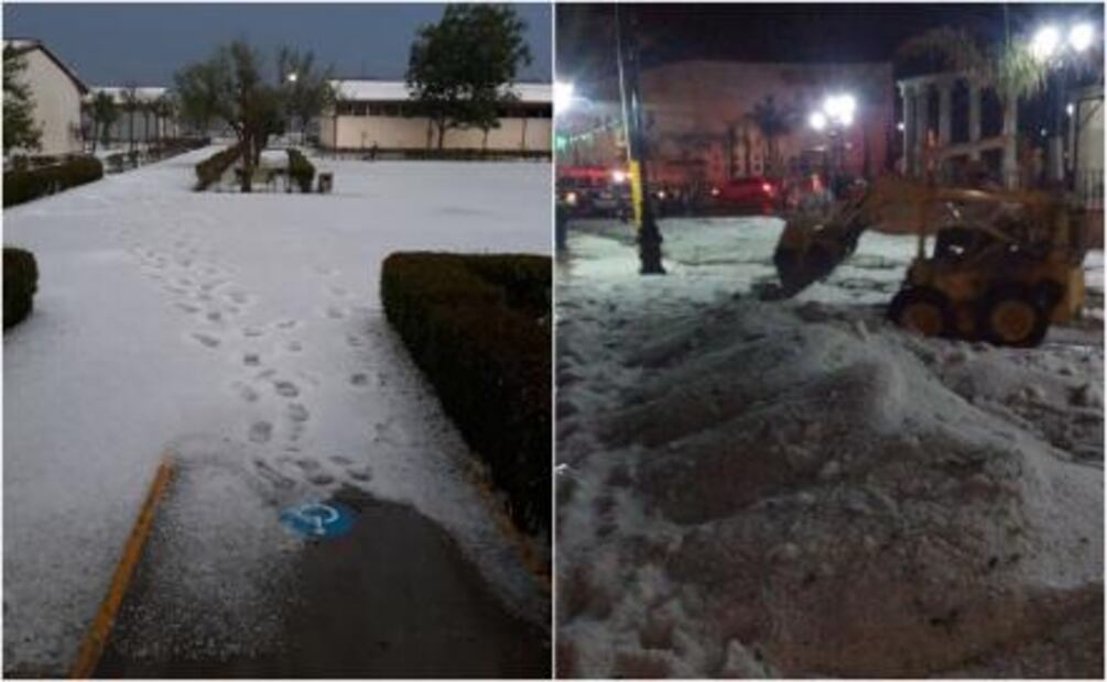 Caída de granizo deja 38 damnificados en Mixquiahuala, Hidalgo