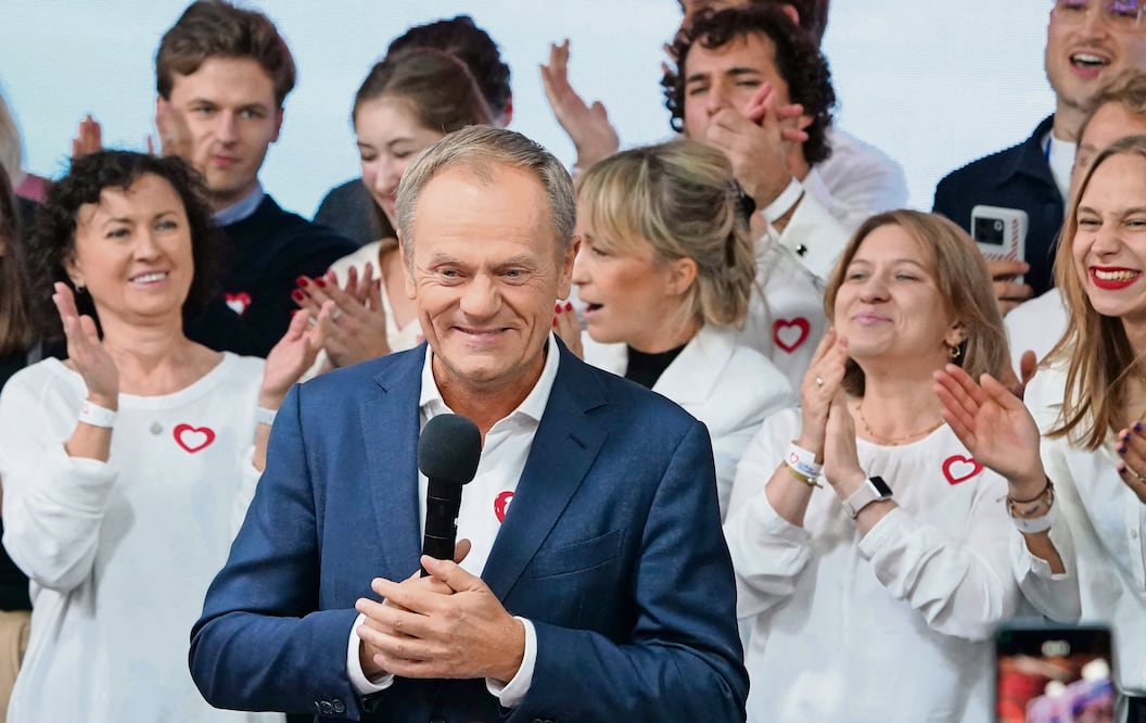 El principal líder de la oposición de Polonia, el exprimer ministro Donald Tusk. Foto: AFP