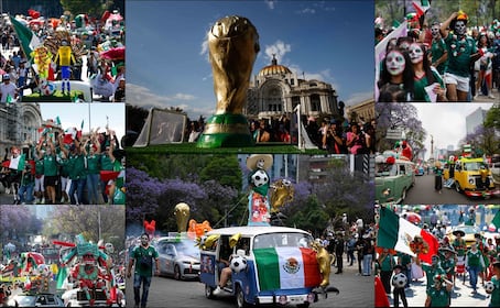 La Ciudad de México se inundó de catrinas mundialistas de cara a la máxima justa de futbol