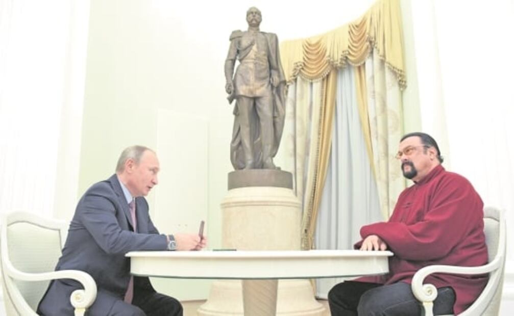 Gérard Depardieu y Steven Seagal, los actores amigos de Putin
