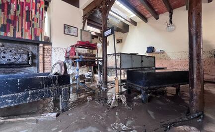 Desbordamiento de río tras fuertes lluvias deja estragos en Nicolás Romero; se inunda fábrica de más de 100 años