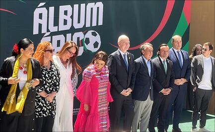 Presidente de la FIFA y Jefa de Gobierno de la CDMX inauguran exposición "Álbum Épico" en Iztapalapa 