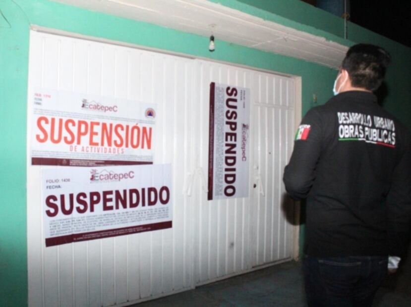 Suspenden en Ecatepec fiestas y locales por incumplir medidas contra Covid
