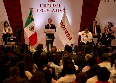 Ignacio Mier destaca "sentido histórico" del Plan C de AMLO; rinde primer informe legislativo