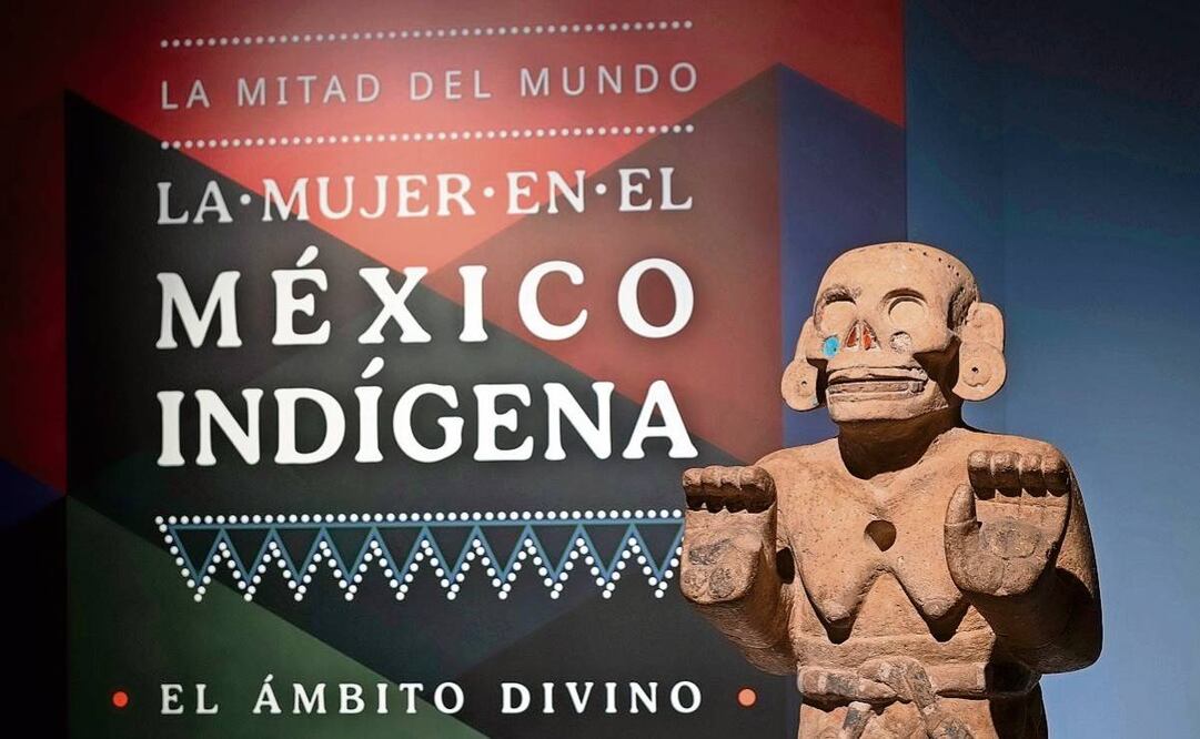 En la sección Ámbito divino destacan piezas como la Coatlicue de Coxcatlán, en la Casa de México en España. Foto: INAH