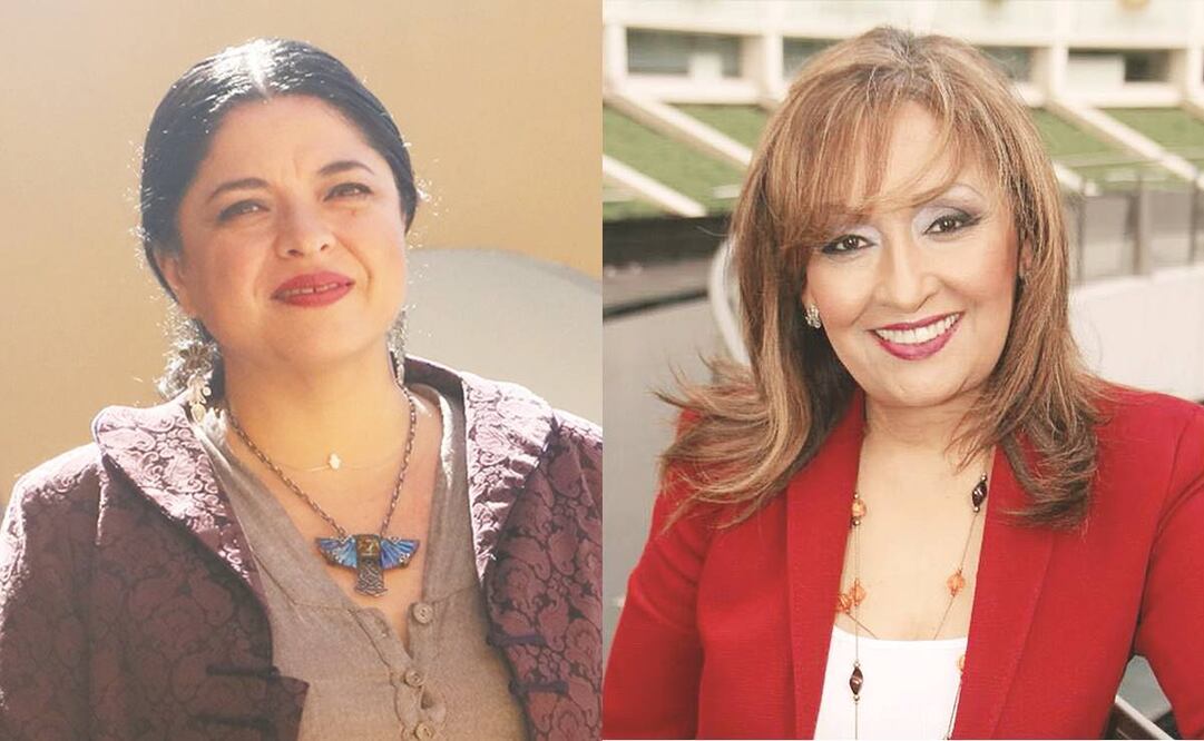 De izquierda a derecha Alejandra Frausto y Lorena Cuéllar. Foto: Archivo/EL UNIVERSAL.