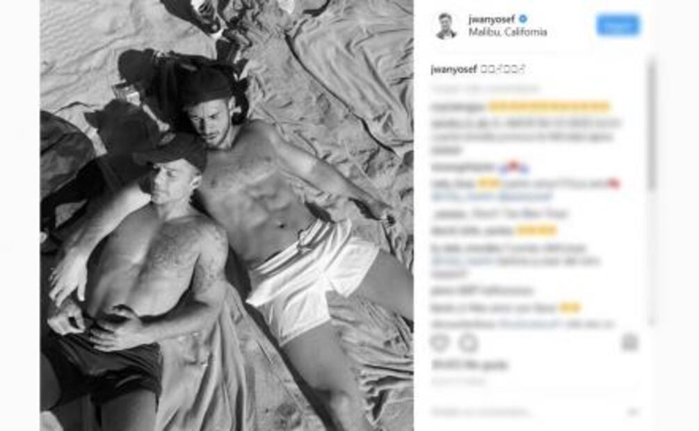 Ricky Martin y su novio comparten pasión en la playa