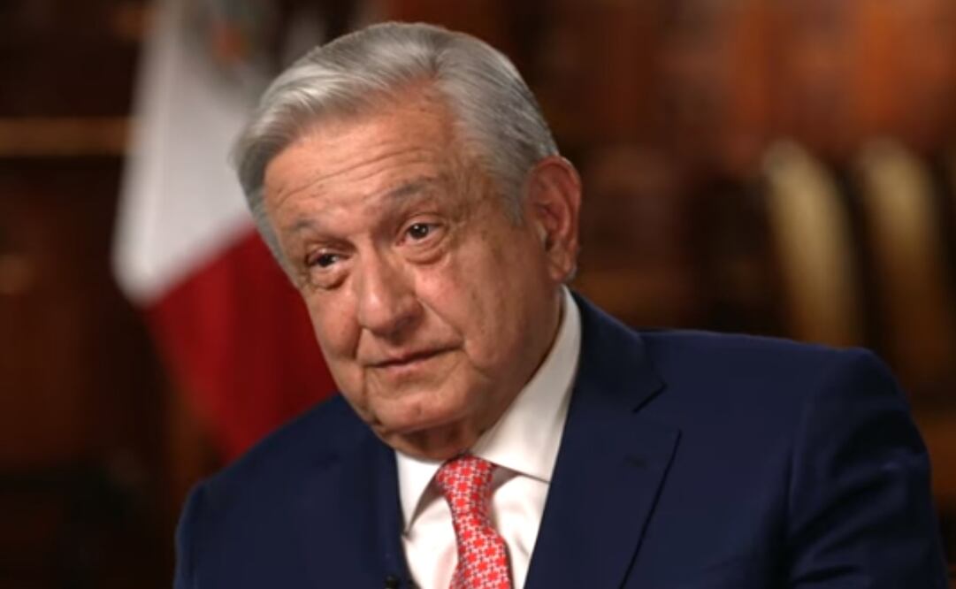 Entrevista de AMLO al programa “60 Minutes” / Captura de pantalla