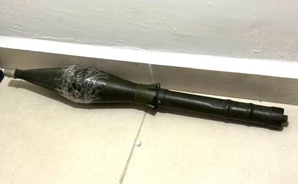 Aseguran cohete RPG, lanzagranadas y armamento del Cártel del Golfo en NL; Fiscalía investiga