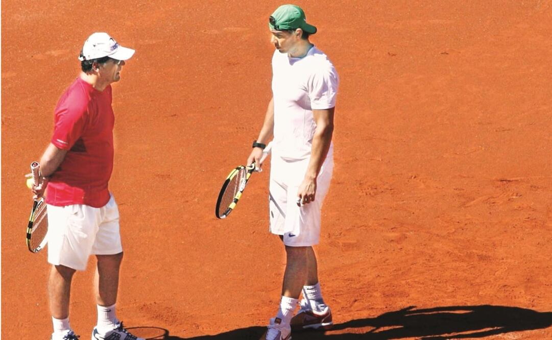 La dupla Rafa-Toni comenzó desde que el primero era un niño; hoy Rafael tiene 30 años de edad. (ARCHIVO. EL UNIVERSAL)