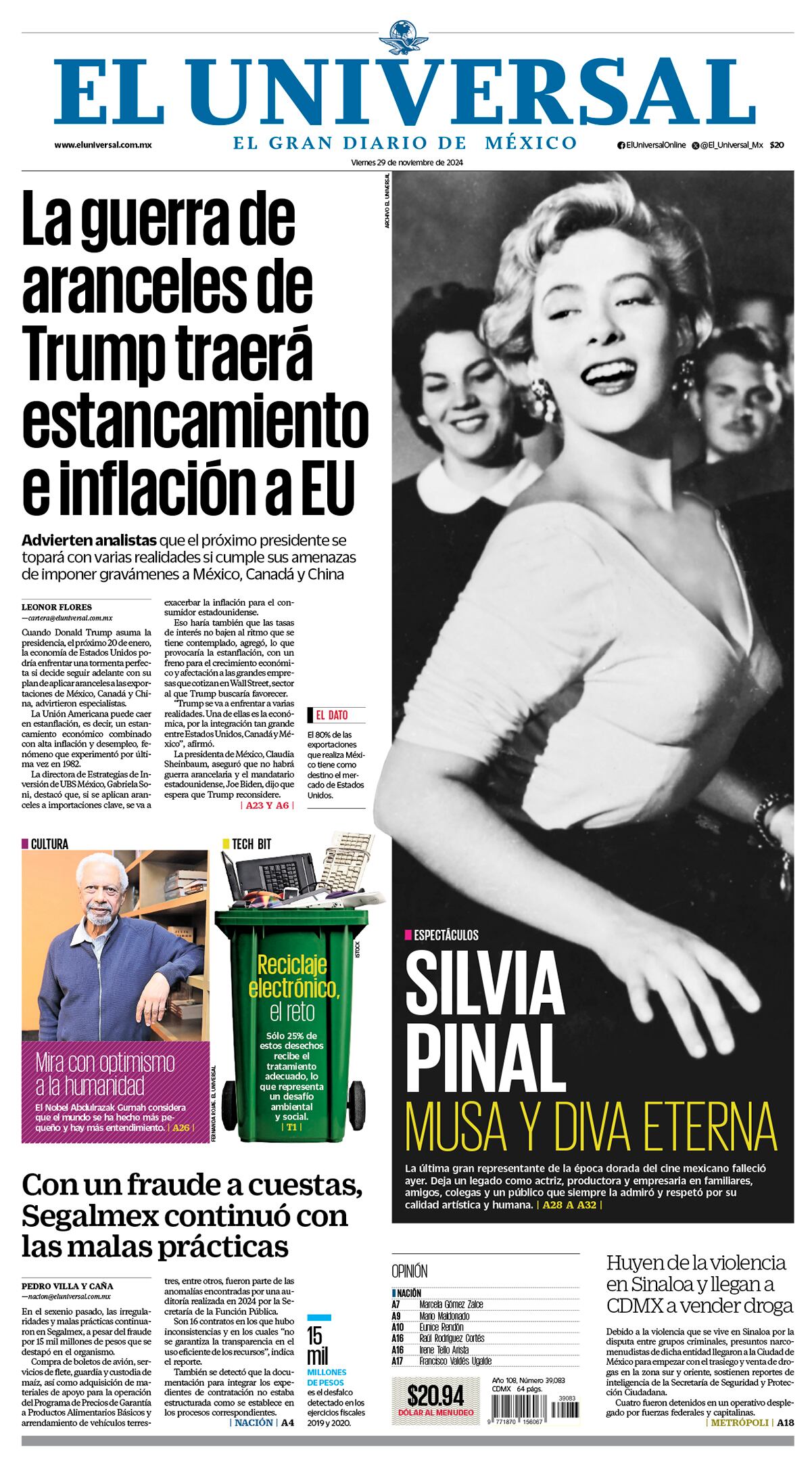 Portada impresa