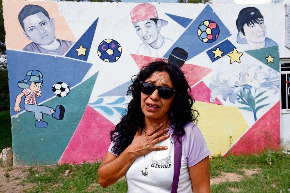 Teresa Hernández, madre de uno de los siete jóvenes que fueron desintegrados en ácido. Foto: Ulises Ruiz | AFP