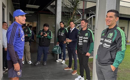 Rafa Márquez visita al América antes del Clásico Nacional y de revelar su primera convocatoria