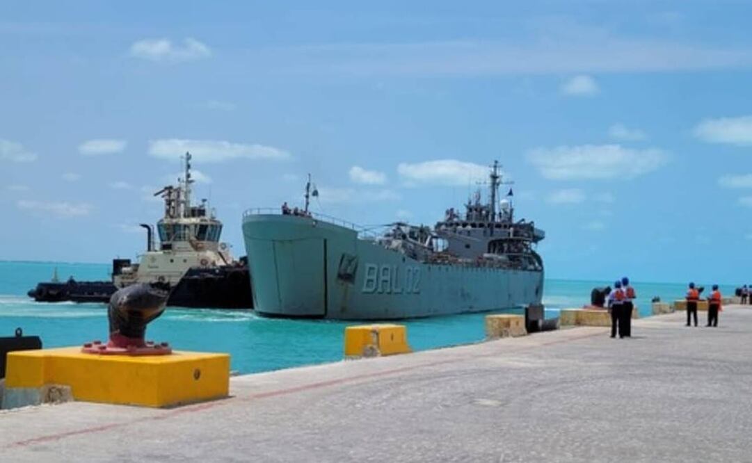 Este 4 de abril llegaron a Puerto Progreso, Yucatán, tras un operativo de la Secretaría de Marina (Semar) y la Cancillería. Foto: SRE