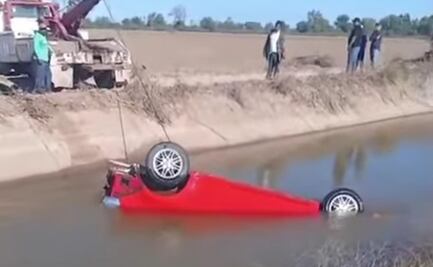 Cuatro jóvenes fallecen al caer vehículo a un canal de riego en Sonora; las víctimas eran primos