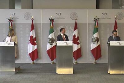 Destacan México y Canadá negociación trilateral de TLCAN