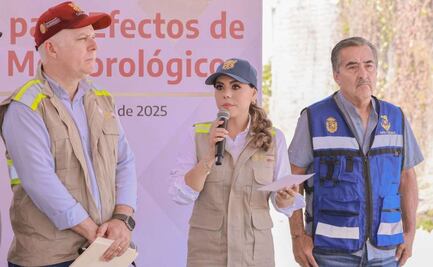 Evelyn Salgado supervisa trabajos preventivos por temporada de huracanes en Guerrero; "prevención salva vidas", asegura 