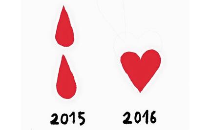 El mensaje para 2016 del creador del icono de paz de París