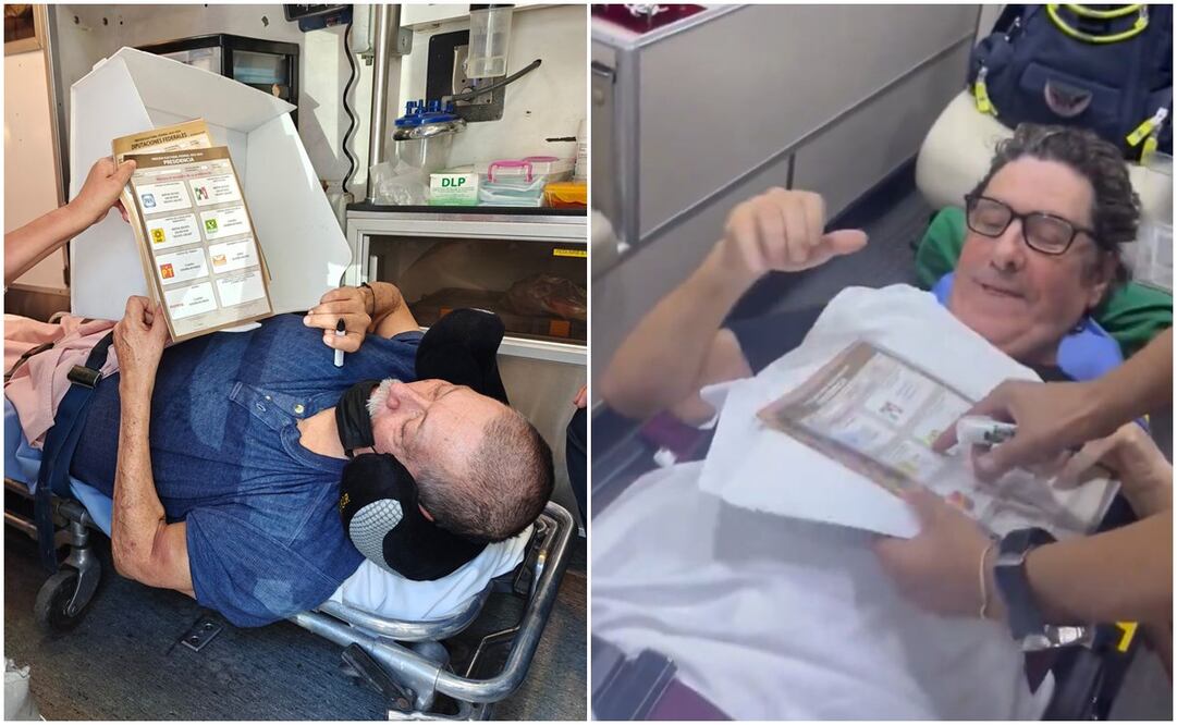 Este 2 de junio, las limitantes físicas no fueron impedimento para que los mexicanos hicieran valer su derecho al voto. Fotos: Redes sociales