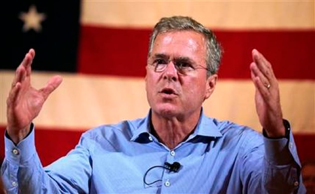Bush, who is married to a Mexican immigrant and refers to his children as Hispanic, has largely taken a softer tone than most in the GOP field on immigration. (Photo: AP)