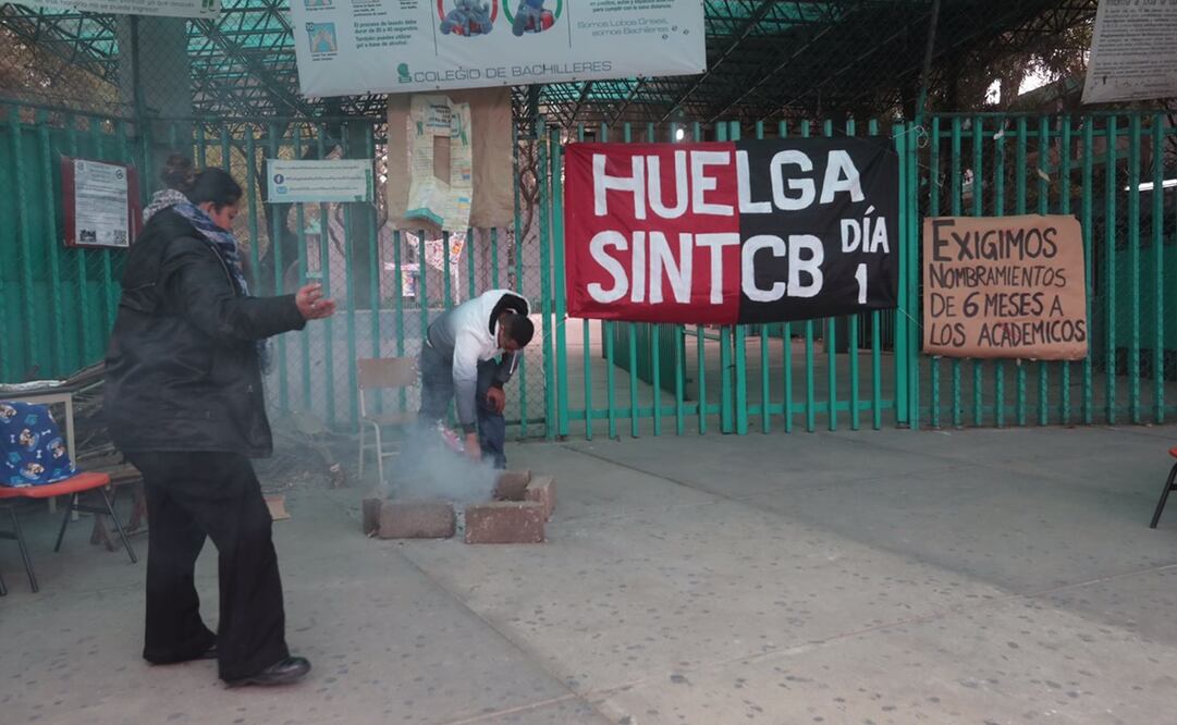Plantel del Colegio de Bachilleres ubicado en eje 3 oriente, alcaldía de Iztacalco / Foto: Francisco Rodríguez