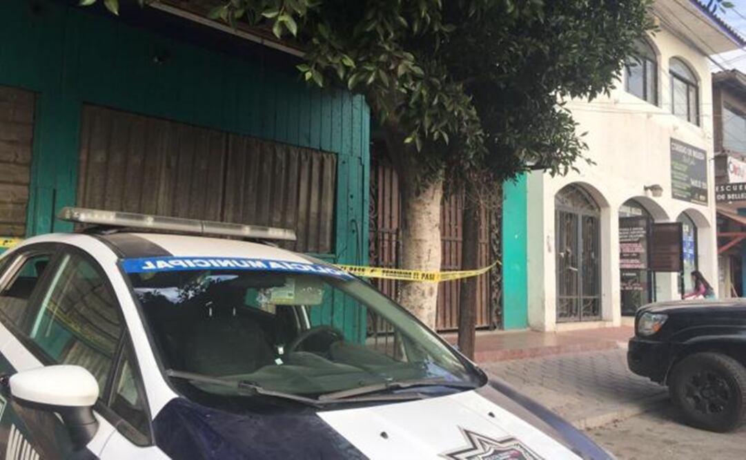 Bar La Antigua, where journalist Luciano Rivera Delgado was killed last Monday morning