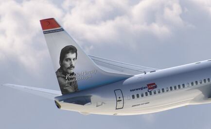 Aerolínea dedica avión a Freddie Mercury