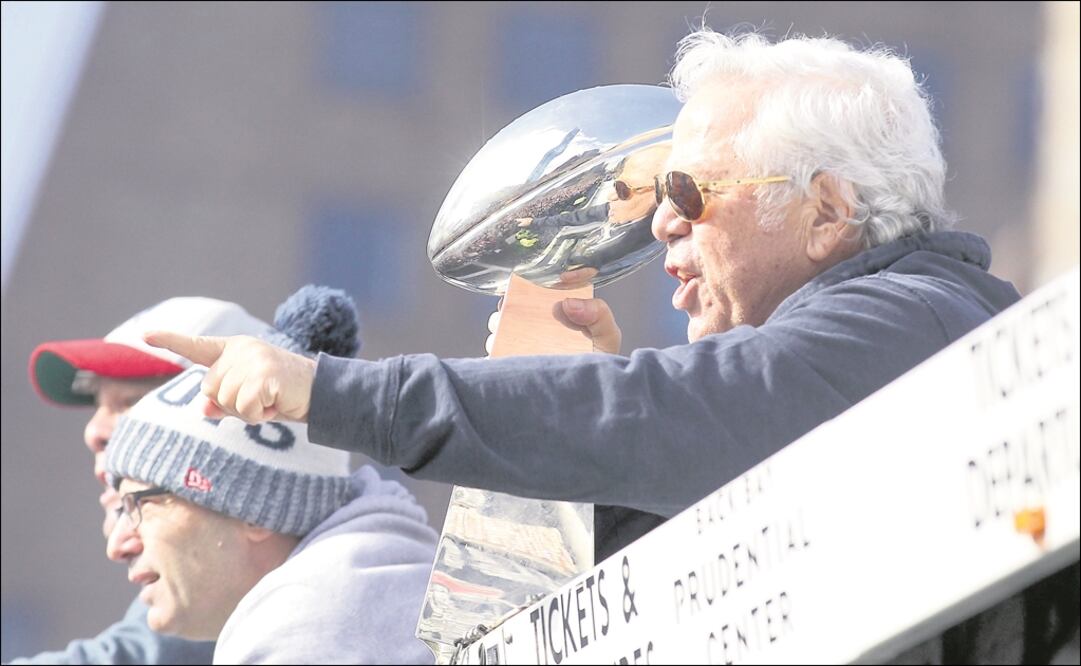 Robert Kraft, dueño de los Pats. Foto: Agencias