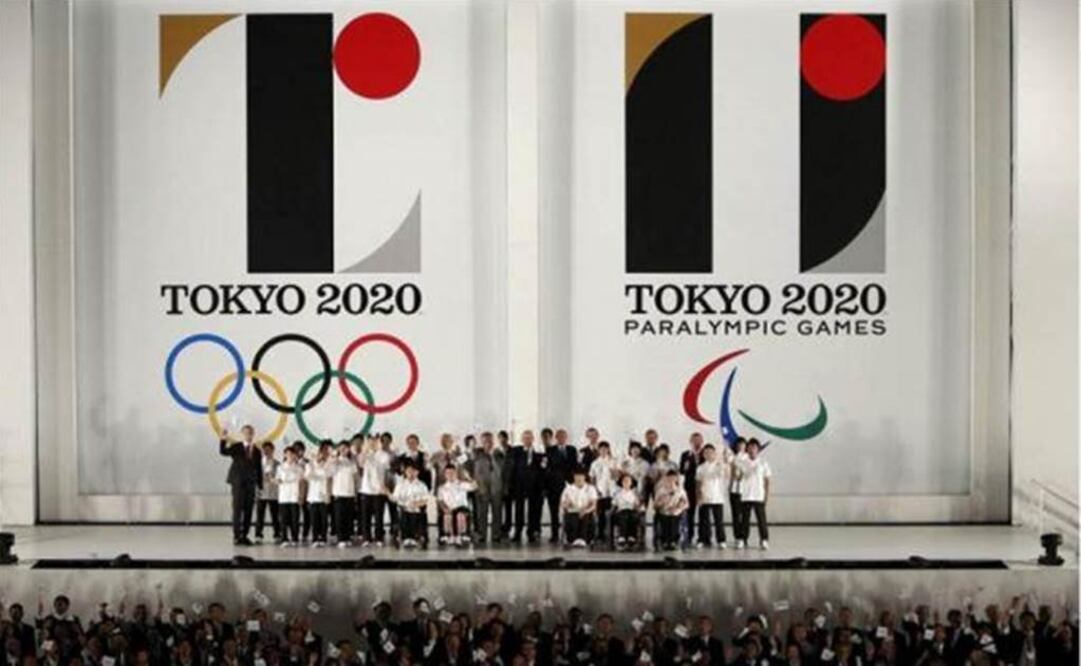 Tokio presentó este logo para los Juegos Olímpicos de 2020. Archivo