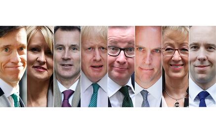 Los candidatos para reemplazar a Theresa May como premier del Reino Unido 