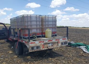 Aseguran 5 mil 400 litros de combustible en Tamaulipas