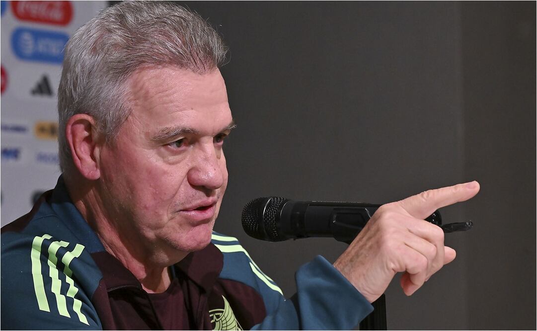 Javier Aguirre, en conferencia de prensa, antes del choque frente a River Plate. FOTO: IMAGO7