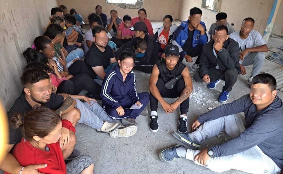 Personal de la Guardia Estatal notificó al C5 y al Instituto Nacional de Migración (INM) lo acontecido para dar continuidad al debido proceso / Foto: Especial